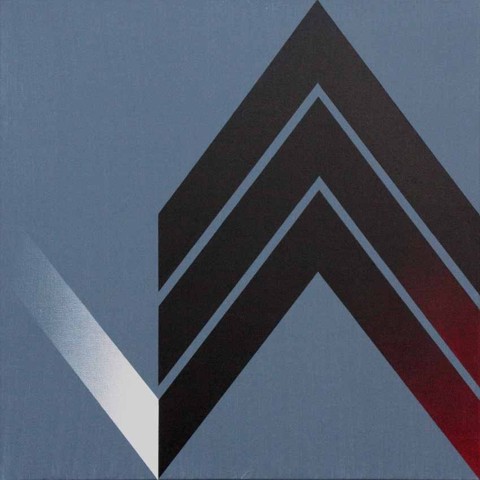 Jerzy Tomala, Dąb w ogrodzie CXI, akryl płótno,100 x 100 cm, 2013